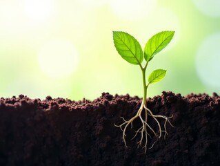 Earthly Roots: Life's Foundation