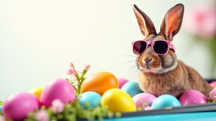 Easter Bunny Sunglasses Car Eggs Spring Fun