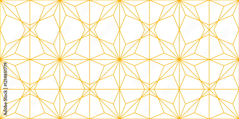 Wall mural gold islamic geometric pattern background design