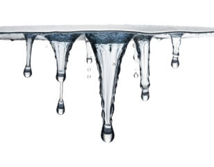 Water Droplets Falling in a Detailed Cascade