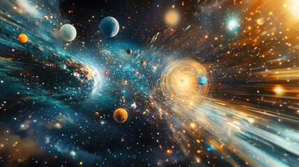 Cosmic Voyage Through a Nebula