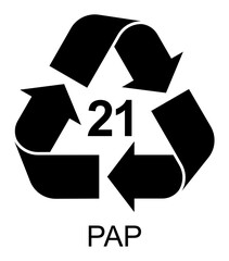 21 PAP Recycle Symbols Guide