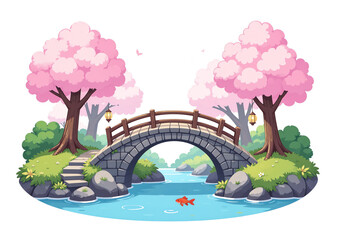 穏やかな春の邸宅