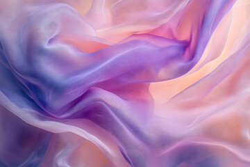 Obraz premium Luxury purple silk fabric texture, satin wave textile background