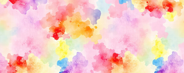 Obraz premium Watercolor Abstract Pattern in Soft Pastel Colors