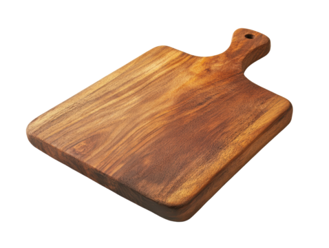 Isolated Wooden Cutting Board