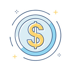 currency symbol icon, currency symbol vector illustration-simple illustration of currency symbol, perfect for currency symbol logos and icons