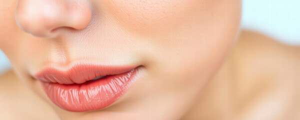 Fototapeta premium Closeup of Beautiful Healthy Skin Texture with Soft, Smooth Details