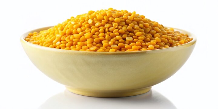 Delicious Yellow Dal: Cutout Stock Photo of Lentil Soup