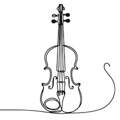 Minimalistic Line Art of a Rabbit