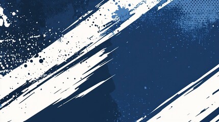 Abstract blue and white background with a grunge texture, vector illustration. Flat design of a modern wallpaper pattern for a sports fan club banner or poster template