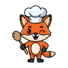 Adorable Cartoon Fox
