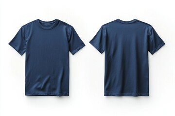 Dark Blue Plain Shirt Mockup for Design Display