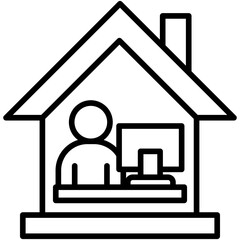 Work From Home Icon