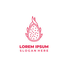 Vector peeled dragon fruit lo...