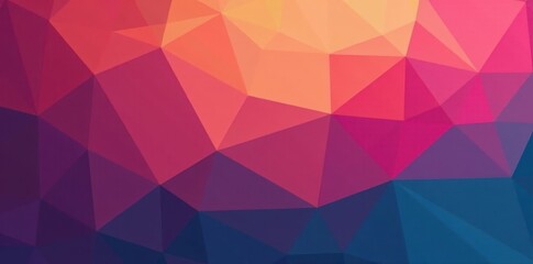 Obraz premium Complex overlapping polygons, muted tones, subtle gradients, vector, muted, art