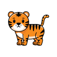 Adorable Cute tiger