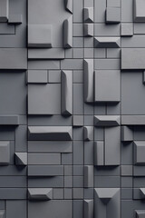 grey tile floor isolated Stock Photos Pictures & Royalty Abstract Geometric Pattern Lines Tessellation and Modern Art Aesthetic on White Background with Perspective View Stock Photos & Royalty Images