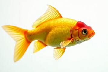 Realistic Goldfish, AI Art,  Goldfish Image,  Aquarium Fish