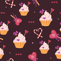 Seamless pattern design with pancackes
