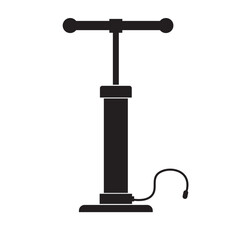 Bicycle pump  icon design. isolated on white and black background. vector illustration. EPS 10