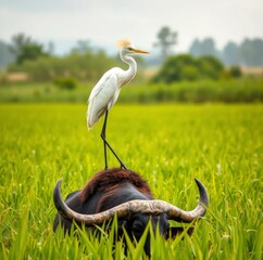 Egreta bird depicted in this close-up photograph