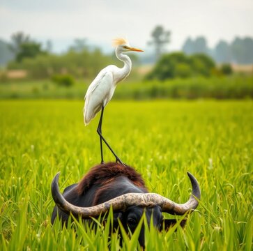 Egreta bird depicted in this close-up photograph