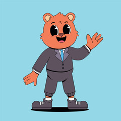 Cute Cartoon Illustration - Adorable Characters for Kids and Fun Designs
