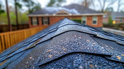 Shingle Roof Damage Assessment During Home Inspection