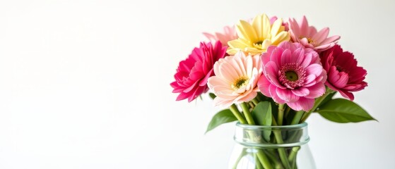 Fototapeta premium Stunning Floral Arrangement in Vase - High Definition