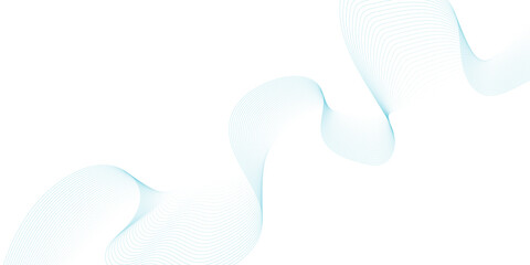 Abstract blue purple gradient flowing wave lines on white background. Modern colorful wavy lines pattern design element. Suit for poster, website, banner, presentation, cover, brochure, flyer, blue