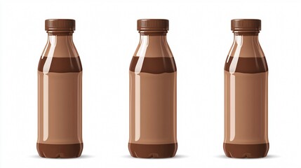 Delicious Chocolate Milk Bottle Packaging for Refreshing Drink