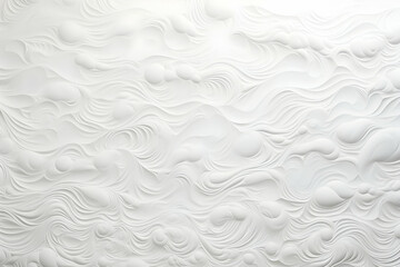 Obraz premium White Abstract 3D Flowing Lines Background Creates Dynamic Visual Interest with Soft Lighting