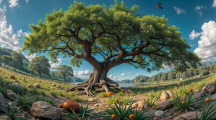 The Guardian Oak: Timeless Beauty in Nature