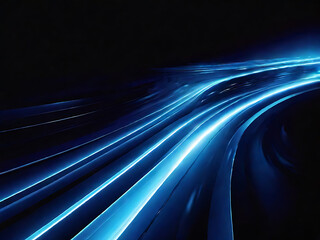 Blue spectrum lights with black background. ai