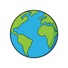 earth globe illustration
