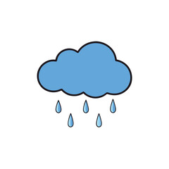 cloud with rain drops