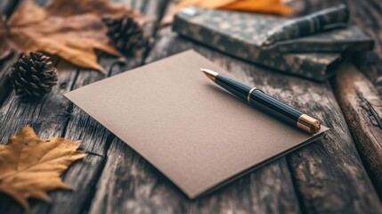 Writing Letters of Encouragement to Soldiers on a Rustic Wooden Surface