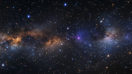 Obraz premium A starry sky background with stars and constellations on a black backdrop, high resolution, detailed, high quality, and high in detail. 