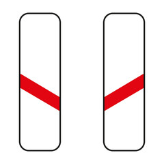 traffic sign for a railway crossing