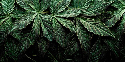 Leafy green plant with a few spots on it