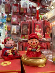 Chinese New Year market, Chinese New Year, toys for the Chinese New Year, decorations for the Chinese New Year, ornaments for the Chinese New Year, Hong Kong New Year market, Hong Kong Toy street