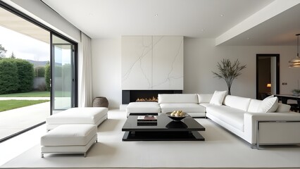A Luxury Living Spaces, Tranquil Oasis, Modern Elegance redefined, modern , luxury, peaceful and stylish home interior