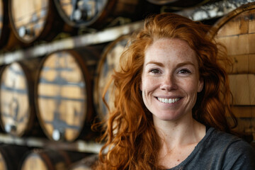 Equipment in a distillery made with generative AI design