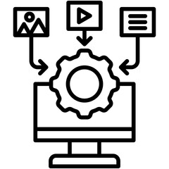 Content Management System Icon
