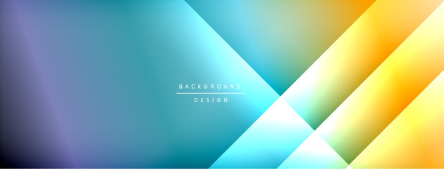 Dynamic shadow lines with gradient colors geometric background