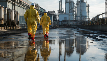 worker at a refinery