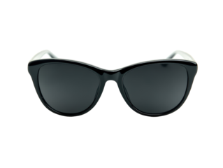 Isolated Black Cat Eye Sunglasses