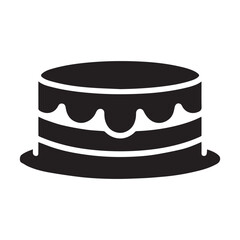 Best Celebration Cake , vector, silhouette, illustration