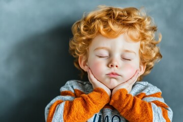 A child with crossed arms and a pout, sitting on the floor in defiance after being told â€œnoâ€ by their parent